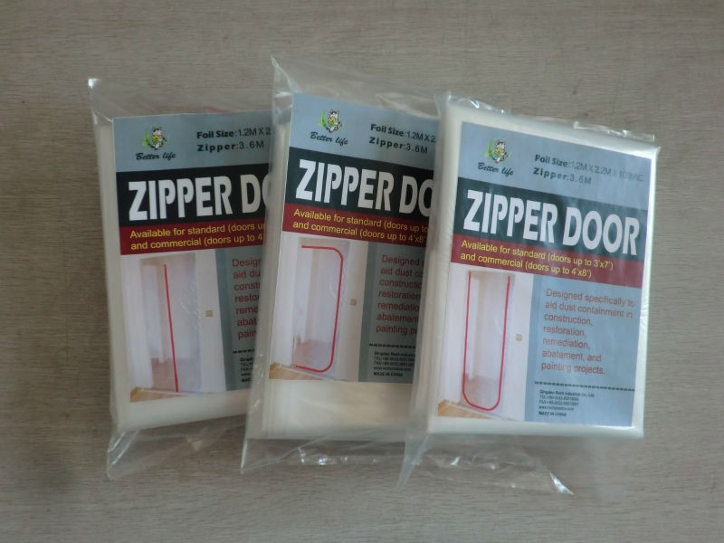 Zipper Door Door Way Plastic Dust Barrier Buy Door Way,Plastic Door