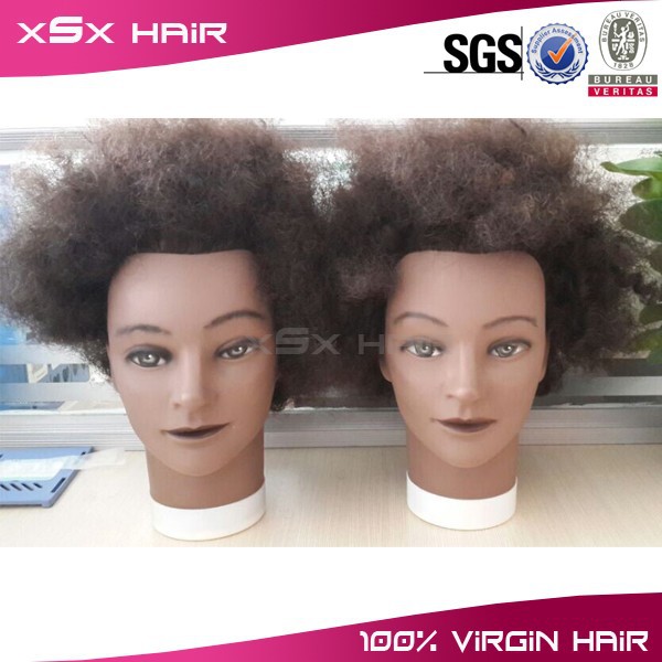 工場出荷時の価格黒人女性練習用人形本物の人間の髪の毛仕入れ・メーカー・工場