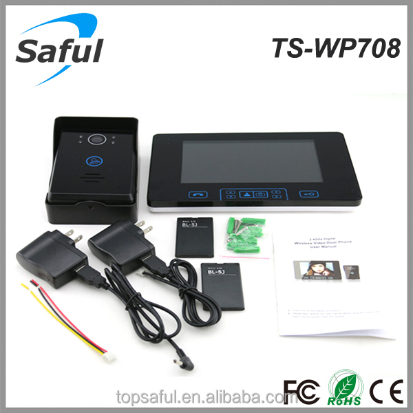 Oemsafults-wp708ワイヤレスビデオドア電話、 ワイヤレスインターカム2v1問屋・仕入れ・卸・卸売り