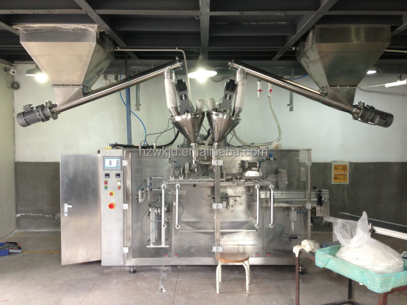 Full automatic premade pouch cocoa/spices powder filling packing machinery