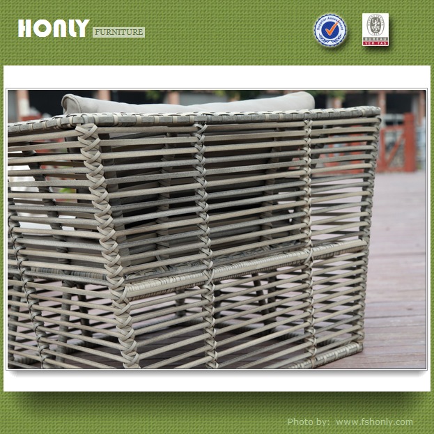 Garden patio outdoor furniture sofa set leisure resin wicker outdoor furniture