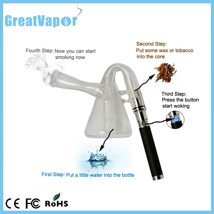New items glass atomizer shisha,smoking water pipe ,glass hookah