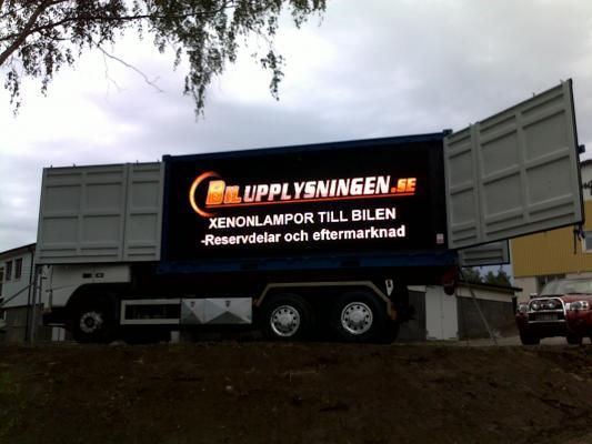 Dicolor P10 outdoor Truck mobile full color LED advertising display