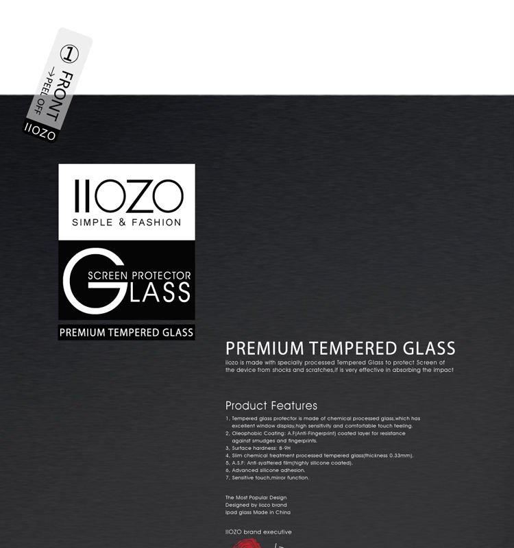 売れ筋iiozo0.3mm強化ガラススクリーンプロテクター問屋・仕入れ・卸・卸売り