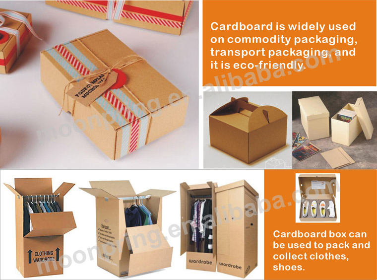 Moonspring custom paper cardboard box with design