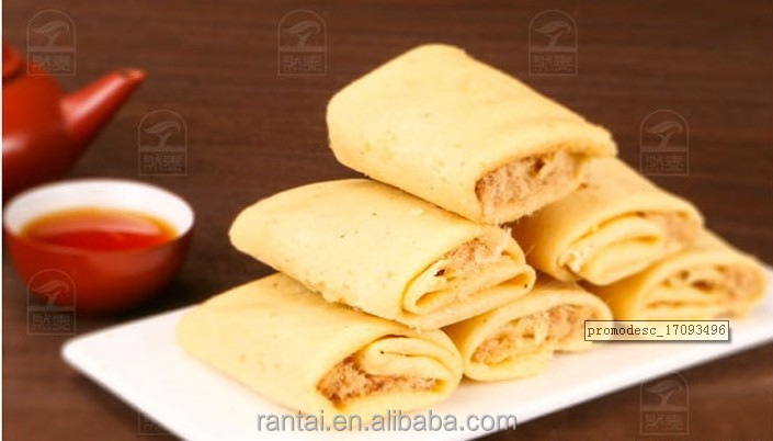 pork meat floss in egg roll biscuit