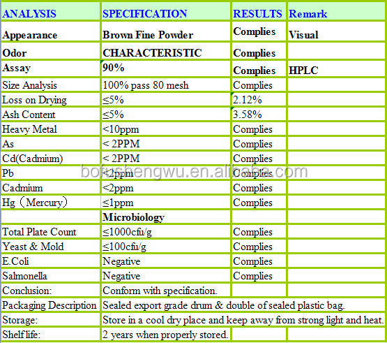 black pepper extract piperin/piperine cas 94-62-2/natural piperine powder