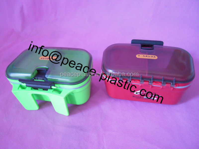 2014年熱い販売メーカー販売明確なプラスチック製の二層の釣具箱問屋・仕入れ・卸・卸売り