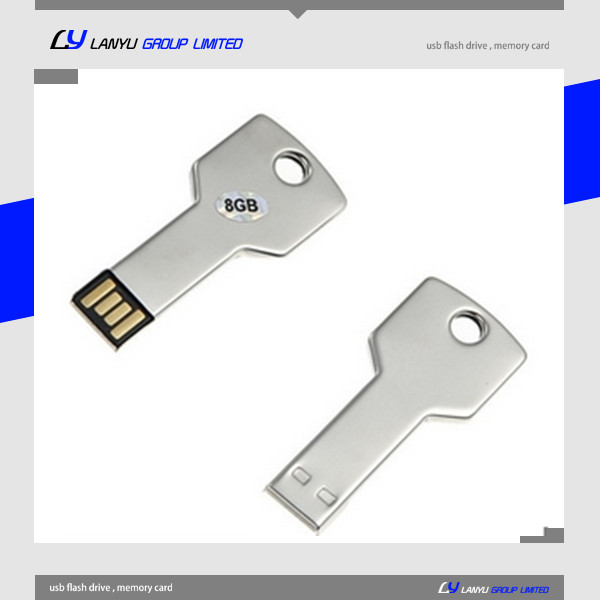 キーusb8gb金属のロゴ、 usb販促ギフト商品usbフラッシュディスク、 usbの金属製のキー形問屋・仕入れ・卸・卸売り