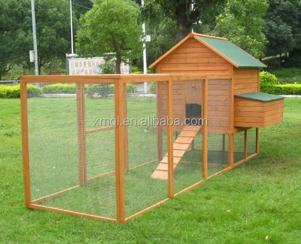 Elegant Design High Quality Build Chicken Coop With Ladder And Wire Run