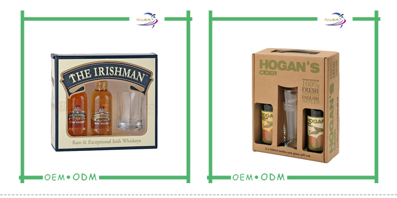 high quality printed cardboard red wine boxes