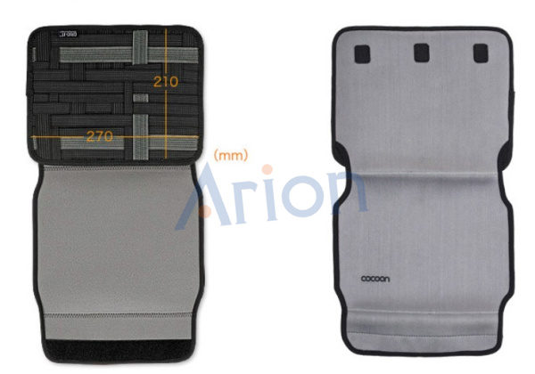サンワダイレクト iPadケース カバー付 ケース 「GRID-IT 」付属 Smart cover対応 ブラック問屋・仕入れ・卸・卸売り