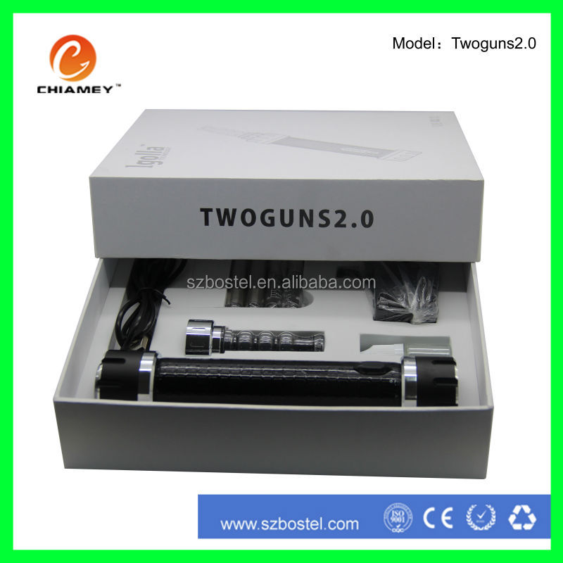 2014 New product TwoGuns 2.0 mods ecig for dry herb and wax vaporizer