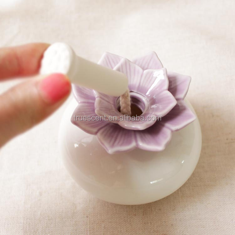 セラミックアロマ蓮の花オリンパスli-42bts-cd19ギフトボックス付き問屋・仕入れ・卸・卸売り