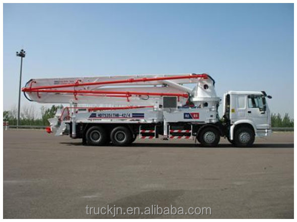 Sinotrukhowo42m/45m/48m/52mアップロード371hpzz5437s4667c8x4のコンクリートポンプ車問屋・仕入れ・卸・卸売り