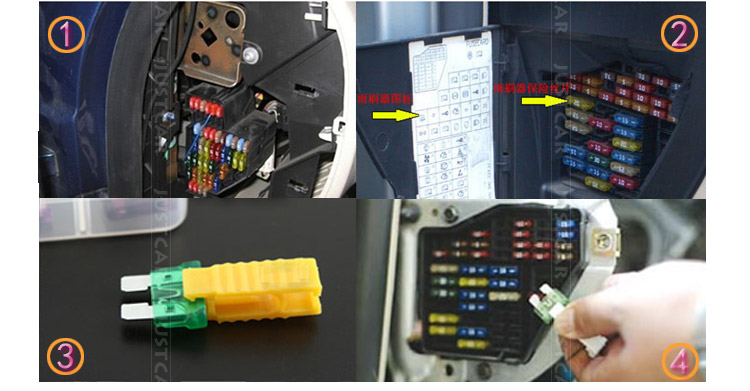 Купить Новый 40pc среднего лезвие предохранитель ассортимент авто автомобиль мот
