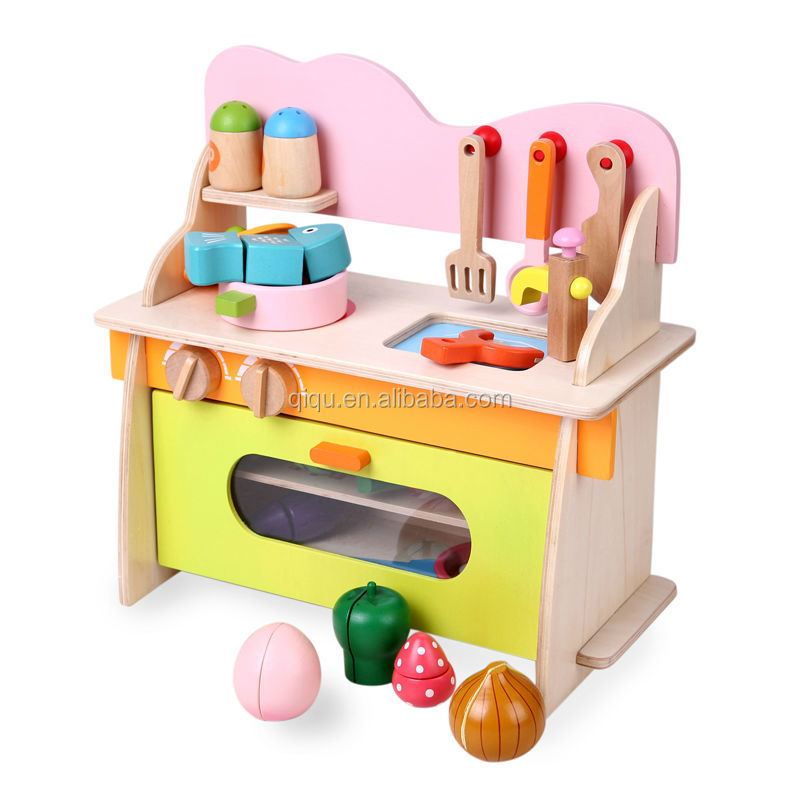 2015 hoge kwaliteit mooie kinderen grappig fornuis houten keuken ...