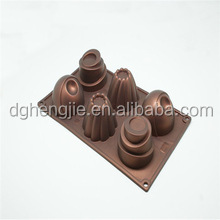 6 Cups cake decoration silicone doughnut Mold