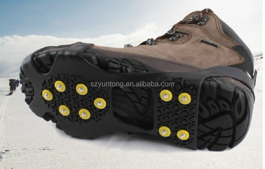 ノン- スリップゴム靴用冬スパイク、 氷のトレッカーが、 靴用氷ばさみ問屋・仕入れ・卸・卸売り