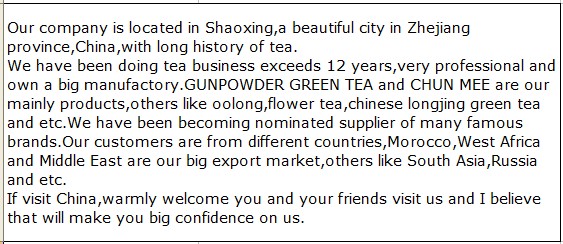 China organic matcha green tea powder 1kg package for morocco the vert de chine