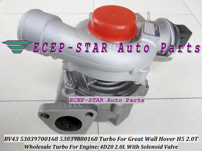 BV43 53039700168 53039880168 Turbo Turbine Turbocharger Fit For Great Wall Hover H5 2.0T 4D20 2.0L (5)