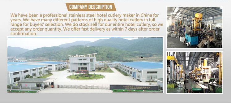 western cute stainless steel corn starch flatware for kitchen