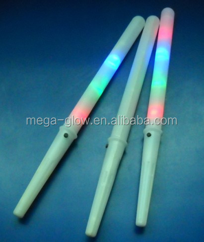valentine's day Led Light up Cotton Candy stick Flashing Candy Glossy Stick for Party