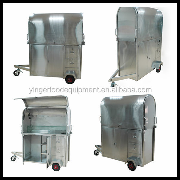 2014 new style Commerical fast food truck design manufactures for sale