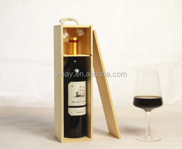 Custom wooden wine box red wine wooden box