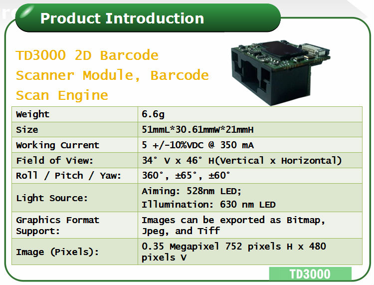 td30002次元バーコードスキャナモジュール、 バーコードスキャンエンジン問屋・仕入れ・卸・卸売り