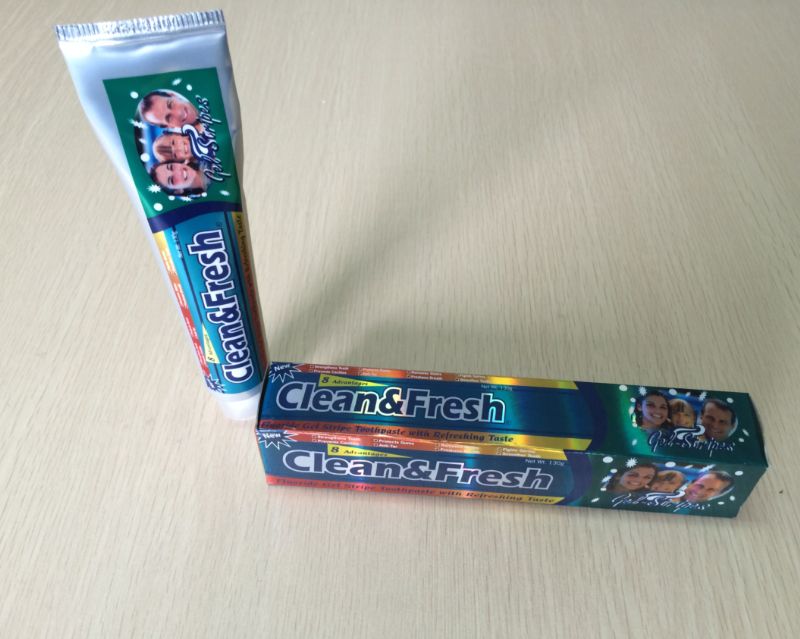 2014 Chinese toothpaste chewing gum