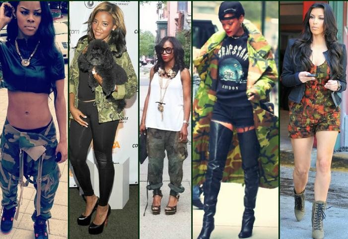 Womens Fashion Camo Pants
