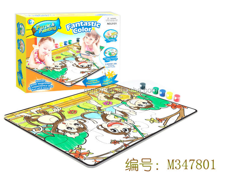 diyの印刷2014年面白いいたずら書き用子供用おもちゃパズルパズル知育玩具中国で作られた新製品の子供のおもちゃ問屋・仕入れ・卸・卸売り