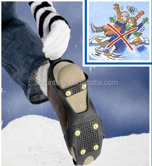 ノン- スリップゴム靴用冬スパイク、 氷のトレッカーが、 靴用氷ばさみ問屋・仕入れ・卸・卸売り