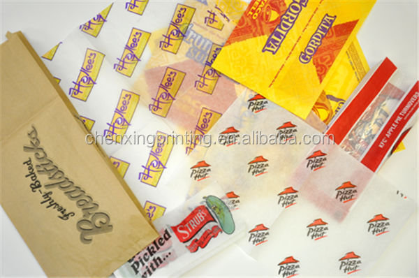 カスタム印刷された食品用ワックスペーパーシートが付いている卸売価格仕入れ・メーカー・工場