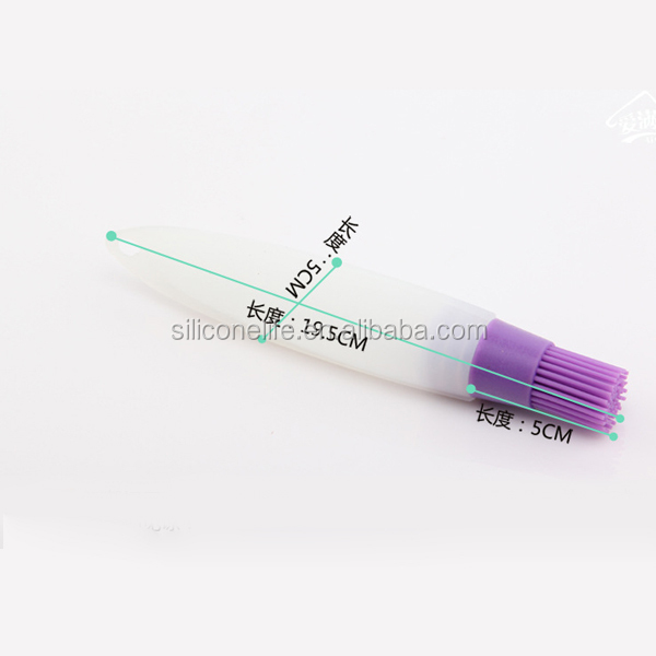 Silicone Tube Food Cooking Baking Tool Chocolate Egg Liquid Oil Pen Brush