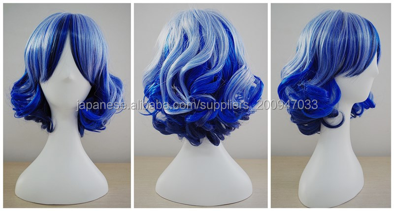 耐熱コスプレウィッグ cosplay wig グラデーションウィッグ ショートカールSW22問屋・仕入れ・卸・卸売り