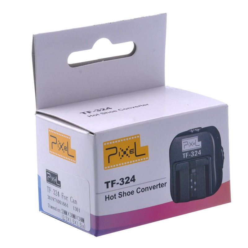 F13713 Pixel TF324 TTL Hot Shoe Converter with PC Sync Socket Hotshoe