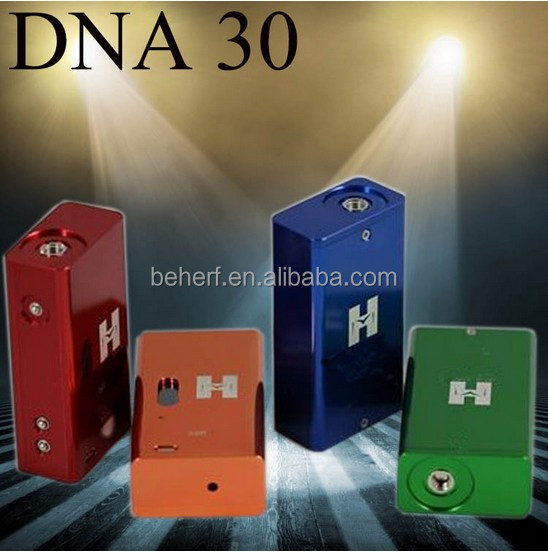 2014 New HANA MODZ 18650 battery DNA30 box mod,30 watt ecig dna 30