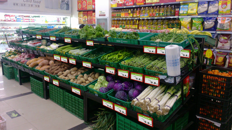 Ppのスーパーマーケットの新しいプラスチック野菜& フルーツバスケット問屋・仕入れ・卸・卸売り
