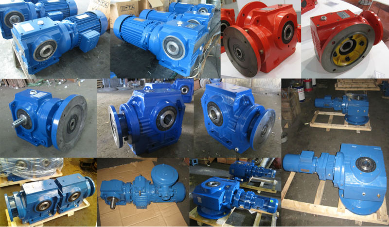 SC series helical-worm gearbox for Food machinery black pepper flavored snacks food making machine