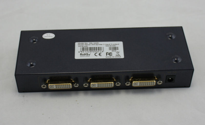 Dviスプリッタ、 1x2,1入力2102ddvi-d信号出力問屋・仕入れ・卸・卸売り