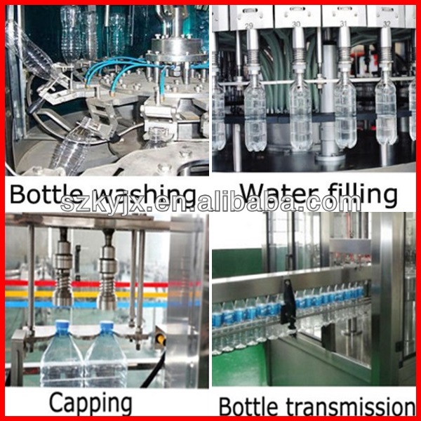 Factory price 3 in 1 automatic bottle pure/mineral water filling machine with more than 20years of experience