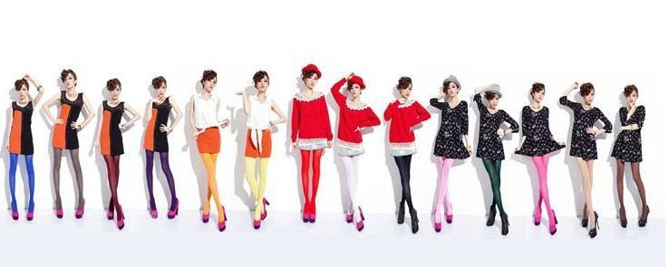 Candy color tights-3