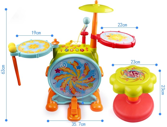 多機能ジャズドラムセットのおもちゃ赤ちゃん子供のジャズドラムのおもちゃで設定された美しいジャズドラムのおもちゃen71レポート問屋・仕入れ・卸・卸売り