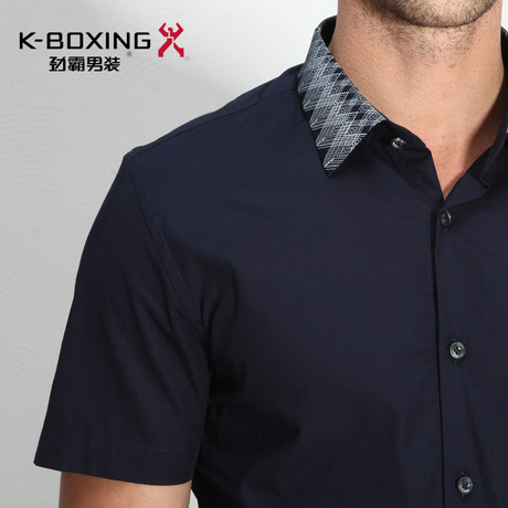 K- ボクシングsleveeブランド短い夏の綿のメンズスリムシャツ問屋・仕入れ・卸・卸売り