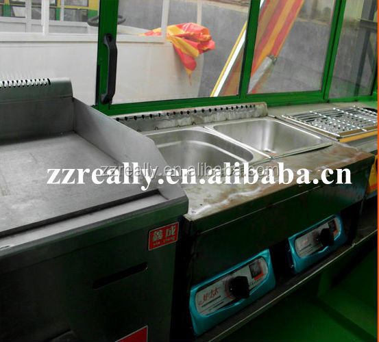 Customized Electric Fruit and Vegatable street food vending Carts for sale