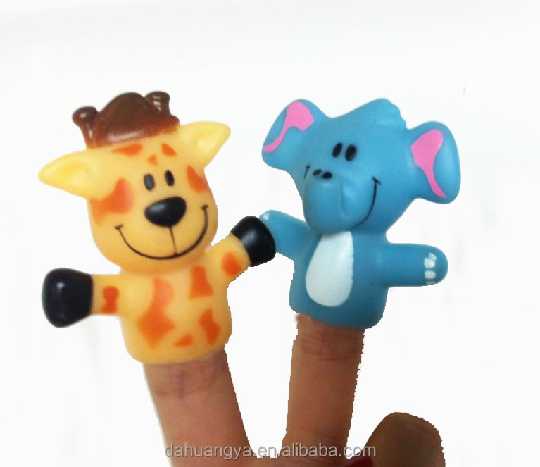 プロモーション動物の形の指人形のおもちゃ問屋・仕入れ・卸・卸売り