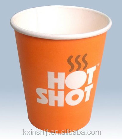 2014 disposable custom printed paper cups for hot drink