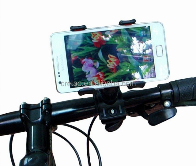 高品質の新しいガジェット2014年デュアルクリップ怠惰なスマートフォンバイクマウントホルダーブラケット問屋・仕入れ・卸・卸売り